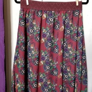 LuLaRoe Lola chiffon skirt